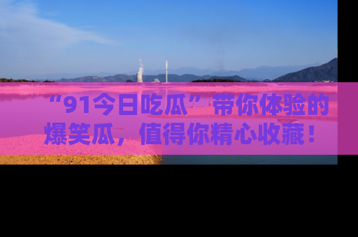 “91今日吃瓜”带你体验的爆笑瓜，值得你精心收藏！