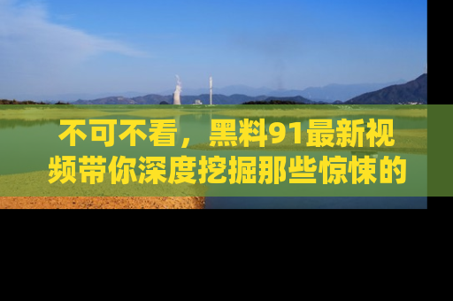 不可不看，黑料91最新视频带你深度挖掘那些惊悚的黑料内幕！