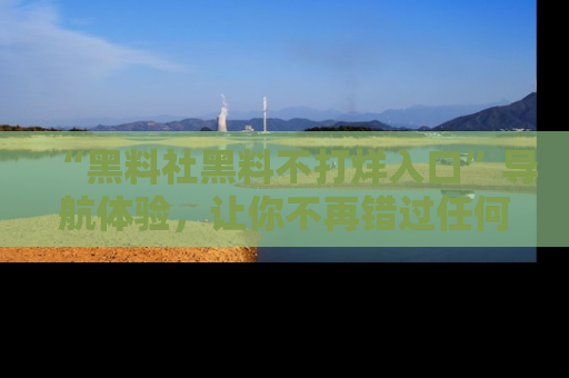 “黑料社黑料不打烊入口”导航体验,让你不再错过任何精彩黑料
