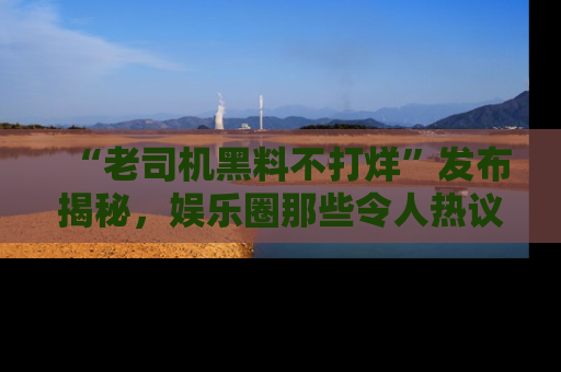 “老司机黑料不打烊”发布揭秘,娱乐圈那些令人热议的黑暗秘密!