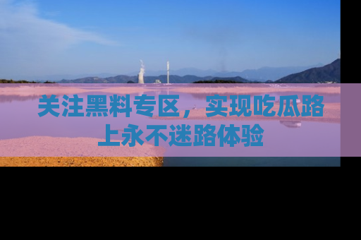 关注黑料专区，实现吃瓜路上永不迷路体验