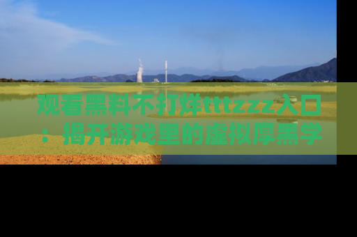 观看黑料不打烊tttzzz入口：揭开游戏里的虚拟厚黑学