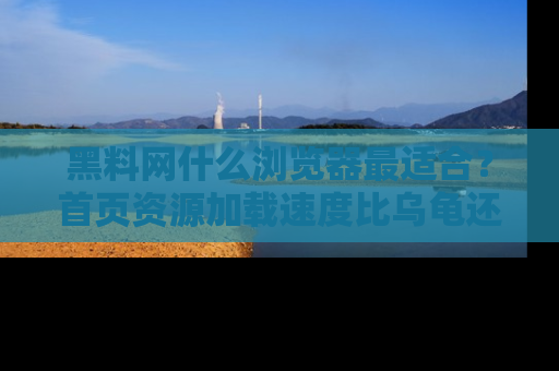 黑料网什么浏览器最适合？首页资源加载速度比乌龟还慢的体验真心吐槽！
