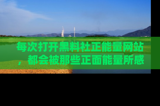 每次打开黑料社正能量网站，都会被那些正面能量所感染，一起加入不打烊的快乐吧！