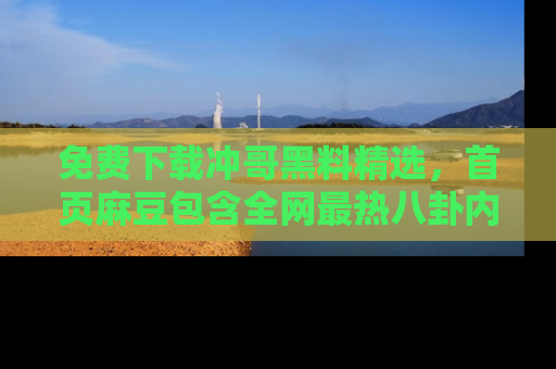 免费下载冲哥黑料精选，首页麻豆包含全网最热八卦内容