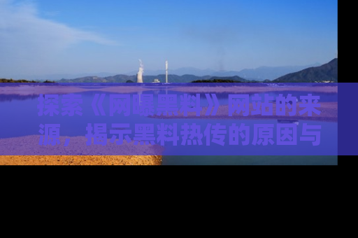 探索《网曝黑料》网站的来源，揭示黑料热传的原因与影响