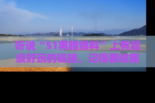 听说“51黑暗爆料”上有超级好玩的链接，记得要收藏哦！