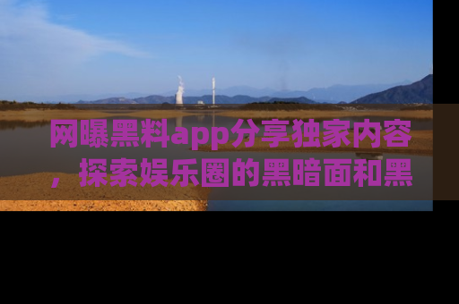 网曝黑料app分享独家内容，探索娱乐圈的黑暗面和黑料